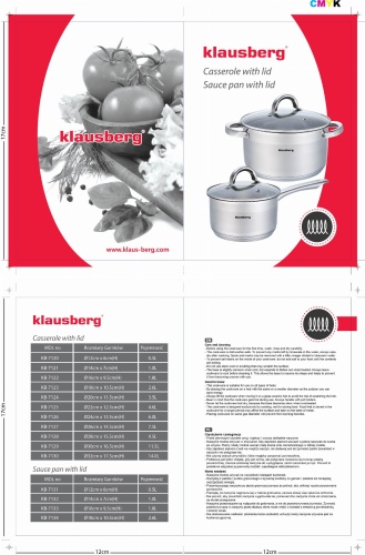 Saucepan 2.1L 18cm KLAUSBERG [KB-7134]