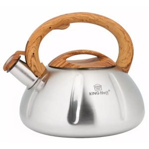 Czajnik stalowy z wyżłobieniami KINGHOFF 3.0L Satyna KH-3291