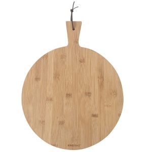 Pizzabrett aus Bambus 35cm KINGHOFF KH-1674