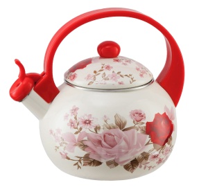 Czajnik emaliowany 2.2L ZILNER red rose ZL-4012-rr