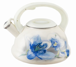 Czajnik emaliowany 3.0L ZILNER blue poppy ZL-4011-Bp
