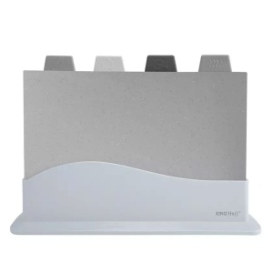 Zestaw 4 desek do krojenia na stojaku KINGHOFF KH-1743