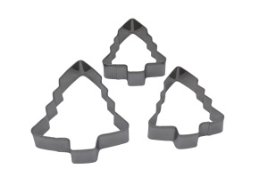 Zestaw wykrawaczy do ciastek pierników choinka 3-ele BRUNBESTE BB-3035