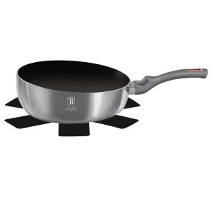 Deep frying pan 26cm Titanium coated BERLINGER HAUS Moonlight Edition BH-6006