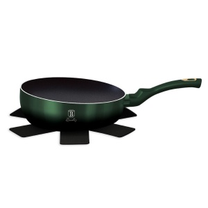 Deep frying pan 26cm Titanium coated BERLINGER HAUS Emerald BH-6052