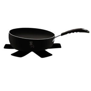Deep frying pan 26cm Titanium coated BERLINGER HAUS Black Pro BH-6120