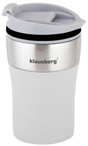 Thermobecher 280ml aus Edelstahl 18/8 KLAUSBERG Beige KB-7624