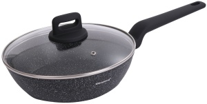 Marble-coated deep frypan 24cm KLAUSBERG KB-7666