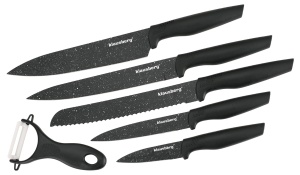 6-teiliges Marmorbeschichtetes Küchenmesser-Set KLAUSBERG KB-7613