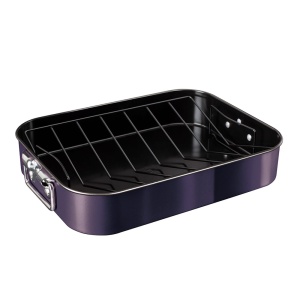 Baking tray with grill 41.5x32cm BERLINGER HAUS Purple Eclipse BH-7848