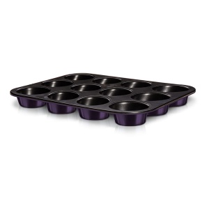Muffin tin x12, BERLINGER HAUS Purple Eclipse, BH-6800