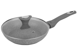 Frying Pan with non-stick Granite coating 24cm KLAUSBERG Marmo Grey [KB-7316]