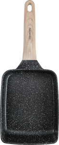 Rectangular Deep Frying Pan with Marble Coating 18 x 14cm BLACK KLAUSBERG KB-7813