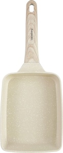 Rectangular Deep Frying Pan with Marble Coating 18 x 14cm BEIGE KLAUSBERG KB-7815