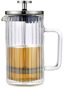Glass coffee maker and tea maker 350ml French Press silver KLAUSBERG KB-7756