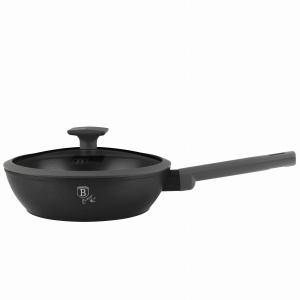 Deep pan with titanium coating and lid 24cm BERLINGER HAUS Antracit BH-8122