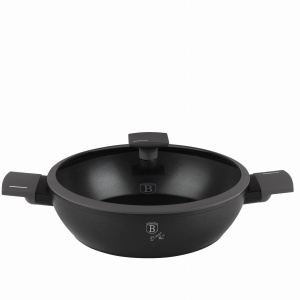 Low pot with titanium coating and lid 28cm 3.8L BERLINGER HAUS Antracit BH-8128