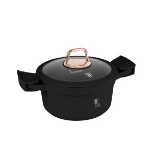 Titanium-coated pot 2.8L 20cm BERLINGER HAUS Black Rose BH-1456