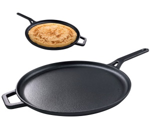 Gusseisen Pfannkuchenpfanne, Crêpes Pfanne, Crêpespfanne 29 cm KINGHOFF KH-1895