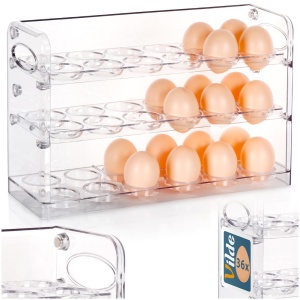 Egg container in the fridge bunk organizer for 36 eggs large VILDE 229195