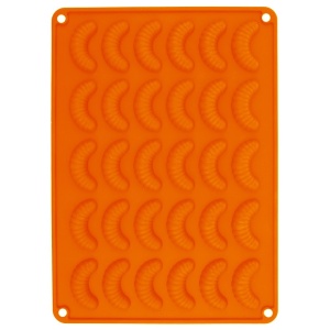Backform der Kekse Mini Croissants Silikon Orange Croissants Sillin ORION 151762