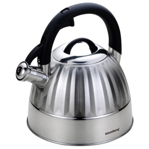 Flötenkessel Wasserkessel Teekessel 3.0L KLAUSBERG KB-7480