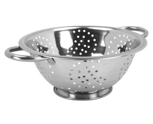 Colander Ø24cm Stainless Steel Kitchen Strainer KINGHOFF KH-1235